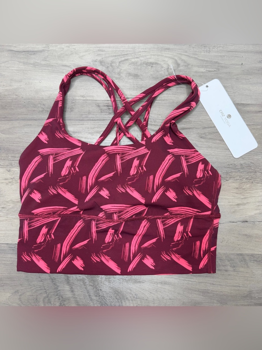 CRZ YOGA Longline Yoga Bra Size XS